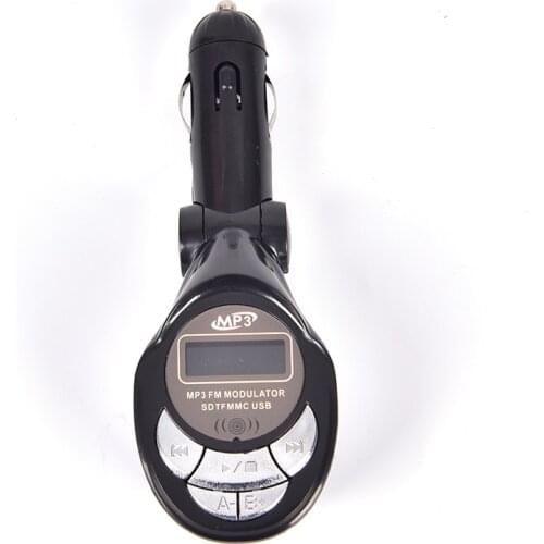 1pc Wireless FM Transmitter Modulator Car MP3 Music Player Latest styles USB SD CD MMC Remote XRC Car Styling MP3 Player
