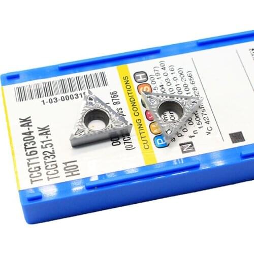 10PCS TCGT16T304 AK H01 TCGT32.51 Aluminum Cutter Blade Insert Cutting Tool CNC Tools Alloy Wood Turning Tool