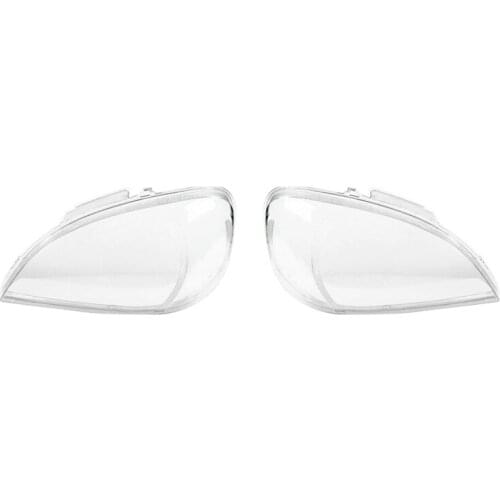2Pcs Headlights Transparent Headlights Transparent Cover Lampshade Head Light Lamp Shell ( Left/Right) for Mercedes Benz W163 Ml