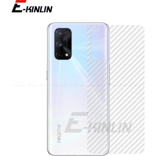 5pcs Soft Carbon Fiber Back Film For Realme X50 X7 Max X2 Pro X3 Super Zoom X Lite X50m XT Rear Screen Protector Not Glass