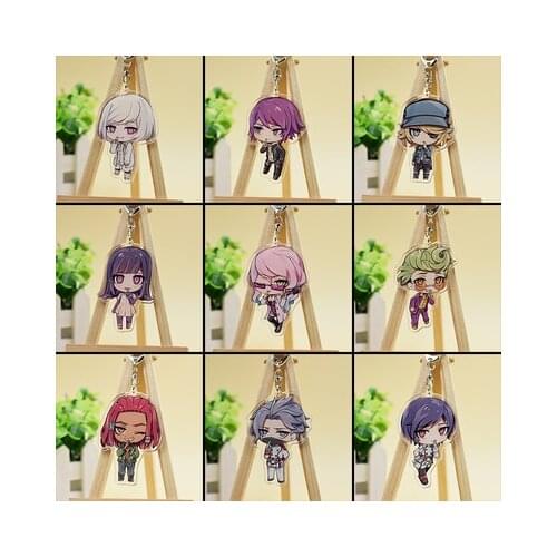 7cm Anime Akudama Drive Cutthroat Courier Hacker Ordinary Person Doctor Brawler Hoodlum Pendant Keychain Keyring Birthday Gifts