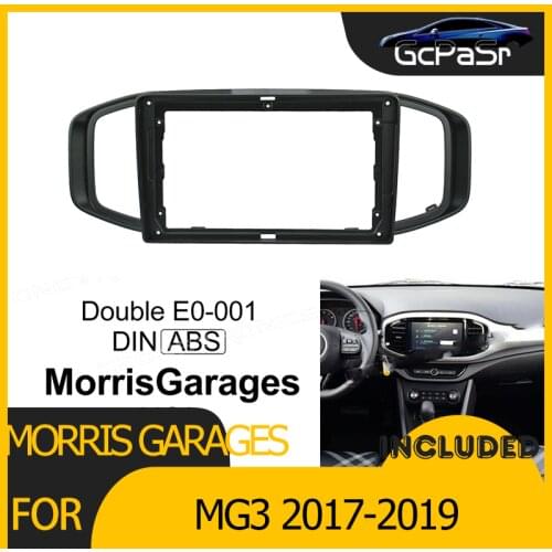 2Din Car DVD Radio Player Frame Audio Fitting Adaptor Dash Trim Kits Facia Panel 9inch For Morris Garages MG3 2017-2019