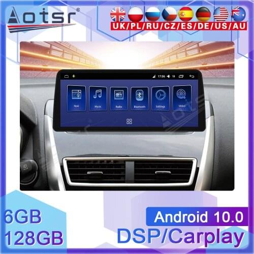 12.8inch 128G Android Car Multimedia Player GPS Navi Radio Tape Recorder For Mitsubishi Eclipse Cross 2018 2019 - 2021 Head Unit