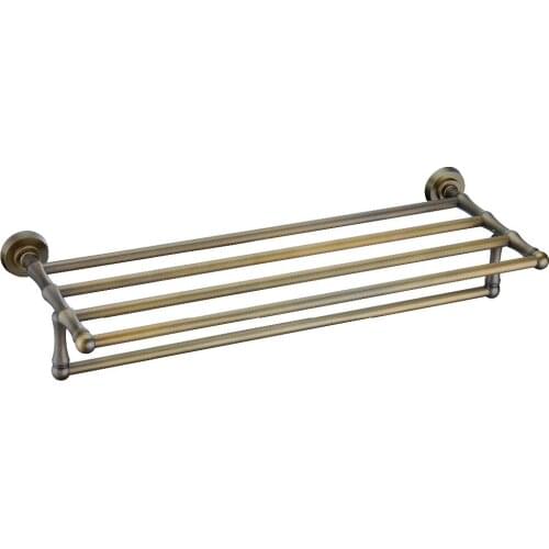 Free ship Antique bronze clour bathroom Round base bathtowel racks bathtowel shelf towel holder