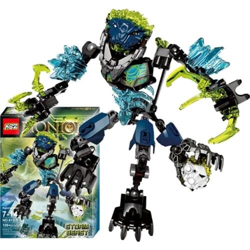 BIONICLE Storm Beast Action Figures Building Block Robot Toys For Kids Boy Gift Compatible Major Brand 71314 109pcs/Set