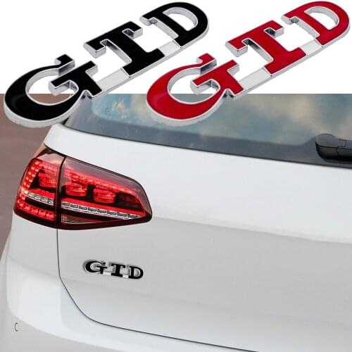 Side Body Rear Trunk GTD Diesel Label Logo Sticker Car Styling For Volkswagen VW Golf Tiguan Touran Touareg Sharan Atlas Phaeton