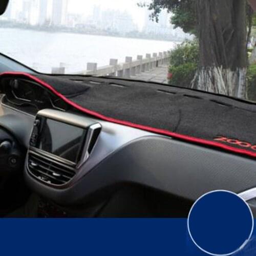 Carmilla Dashboard Cover Dash mat Dash Mats for Peugeot 2008 2014 2015 2016 2017 2018 Pad Sun Shade Dash Board Cover Carpet
