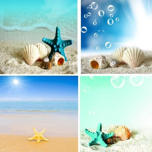 4 Peiece Large Size Oil Paintings of Seascape Canvas Print Paintings Landscape Sea Beach Wall Pictures for Living Rooms