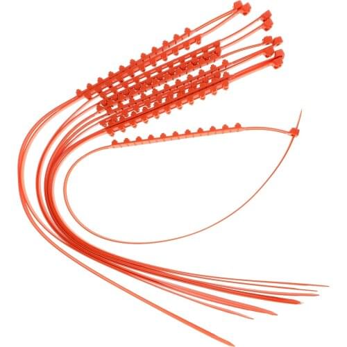 Pack of 10 Car Snow Chains, Anti-slip Car Cables Car Emergency Chains for SUV Tire Cables, Suit for Tire Width: 14-24