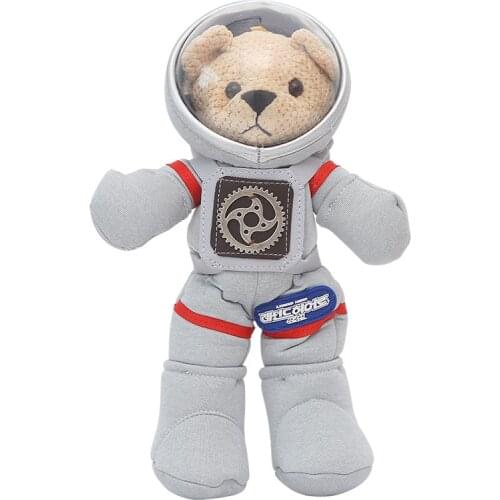 Creative space suit teddy bear doll plush doll cute cartoon astronaut bear Keychain Plush Pendant soft Plush toys Creative gift