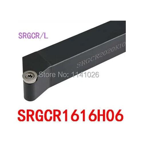 SRGCR1616H06 16*16mm Metal Lathe Cutting Tools Lathe Machine CNC Turning Tools External Turning Tool Holder S-Type SRGCR/L