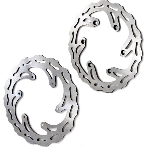 Motorcycle Steel Front Rear Brake Disc Rotor For Yamaha YZ125 YZ250 YZ250F YZ450F YZ250X YZ250FX WR250F WR450F
