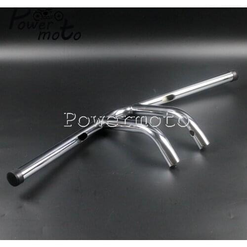 Motorcycle Chrome Whiskey V-Bar 1" 25mm Handlebar T-bar for Harley Sportster Softail Touring Cafe Racer XS650