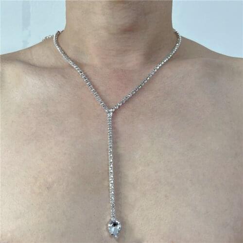 Luxury Fashion Woman Exquisite Necklace Collar Necklace Fashion Sexy Rhinestone Tassel Necklace Party Jewelry Party Gift