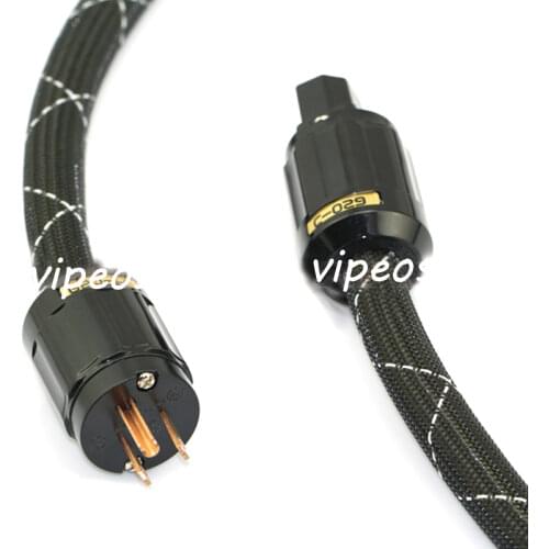 Taralabs 8N high copper CD Player tube amp power cord P037&C037 Plug 1.5M