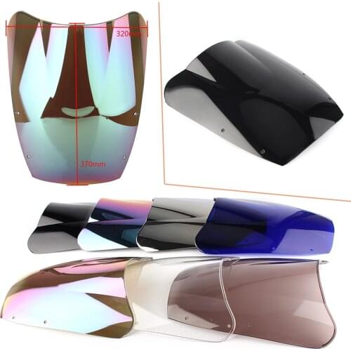 Windshield Windscreen Double Bubble For Suzuki GSX 600F 750F Katana 1987 1988 1989 1990 1991 1992 1993 1994 1995 1996 1997