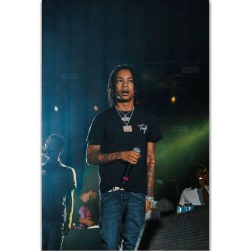 YBN Nahmir Rapper Hip Hop Music Singer Star Silk Fabric Wall Poster Art Decor Sticker Bright