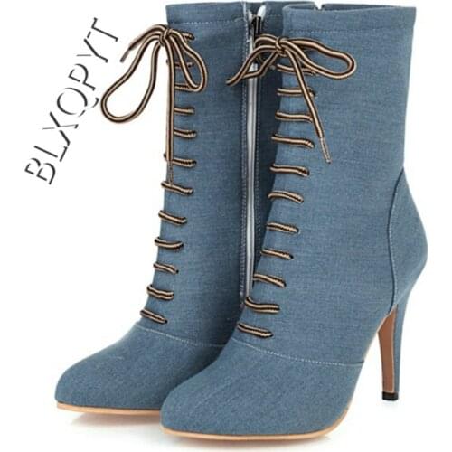 Customized Hand Made Women Fashion Botas Mujer Short Zapatos Mujer Booties Ankle Zipper SOCK High Heels 7cm Boots Shoes DZ-61