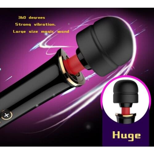 Female AV Wand USB Rechargable Magic Wand Body Massager Clitoral Stimulator Huge Vibrator Stick Sex toys for women couples Flirt