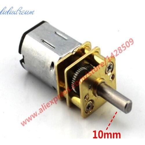 1 set GA12-N20 10mm Long axis hight quanlity metal Micro motors gear motor change speed gear box and reduction gearbox