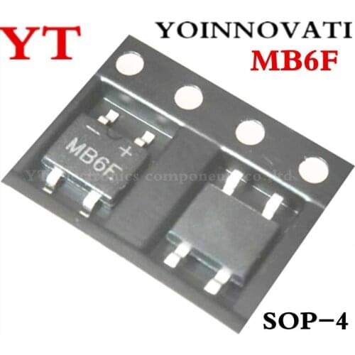 100pcs/lot MB6F 600V 500MA SOP4 IC Best quality