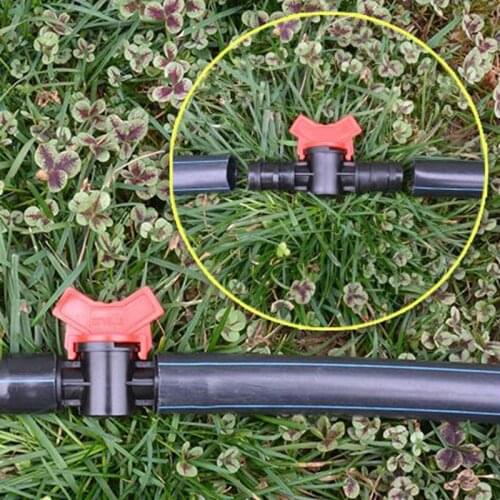 3pcs 8Kinds Socket Type Irrigation Ball Valve Micro Drip Irrigation Hose Connectors Agricultural Watering Kits PE Pipe Valve
