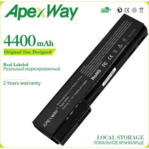 Apexway 4400mAh Battery for HP EliteBook 8460p 8460w 8560p for ProBook 6360b 6460b 6465b 6560b 6565b CC06 CC06X CC06XL