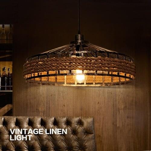 American village chandeliers retro creative personality old bar living room dengtianyuan industrial restaurant lamps