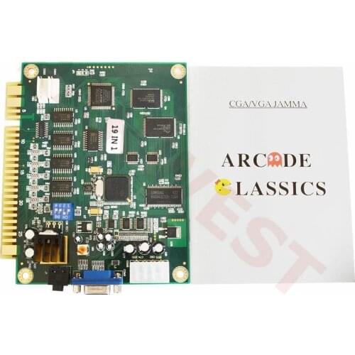 Free shipping Classical 19 in 1 Horizontal Multicade Multigame Jamma Game PCB Board for Jamma Video Game