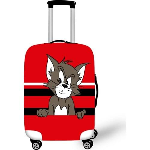 Elastic Luggage Protective Cover Case For Suitcase Protective Cover Trolley Cases Covers 3DTravel Accessories Cat Pattern T10001