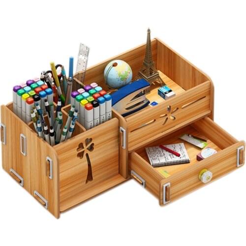 Creative Pen Box Fashion Desktop Ornaments Learning Blogger Nordic Penholder Office Pen Barrel Cute Female Desk Organizer