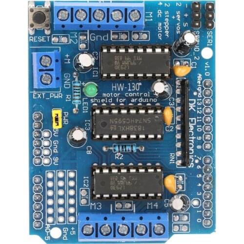 Motor Drive Shield Module L293D Motor Drive Shield Expansion Board Module For Arduino Duemilanove Mega