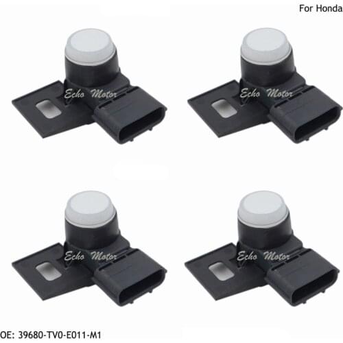 New 4pcs NH776P 39680-TV0-E011-M1 PDC Parking Sensor Reverse Assist For Honda 0263023886