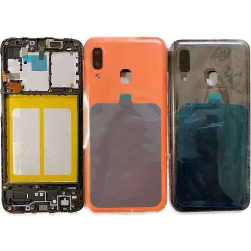 New Full Housing Case For Samsung Galaxy A20E A202 SM-A202F A202DS A202F/DS Battery Cover Door Rear Back Cover Middle Frame