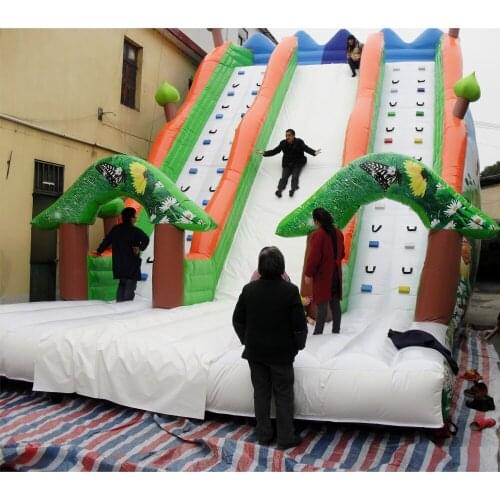 New style colorful inflatable bounce slide amusement park