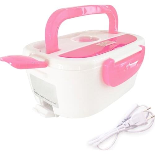 110V/220V Portable Electric Heating Lunch Box Home Car Truck Home Rice Box Food Warmer Dinnerware Set Office