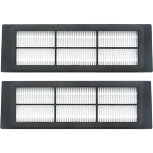Vacuum Cleaner2PC Waterproof Washable Hepa Filter for Xiaomi Vacuum 1&2 for Roborock S55 T4 T6 Sweeping Robot Parts Accessories