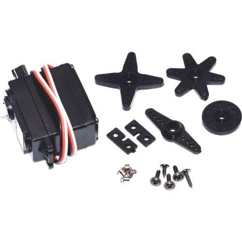 H44 10PCS DS04-NFC servo 360-degree Continuous Rotation Servos DC Gear Motor Smart Car Robot Torsion 5.5kg/cm DC 4.8V-6V