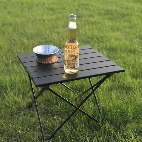 Folding Table Small Chair Desk Portable Camping Aluminium BBQ Picnic Table Waterproof Durable Folding Ultra Light Folding Desk
