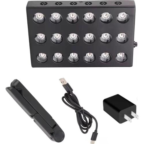 LED Therapy Lamp 660nm Red Light Therapy 850nm Near-Infrared LED Therapy Light with Auto ON & Off 5/15/30min Timer