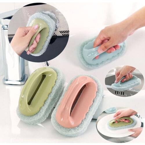 Magic Sponge Eraser Cleaner Cleaning Sponges Cleaning Strong Decontamination Bath Brush for Kitchen Bathroom Cleaning Tools