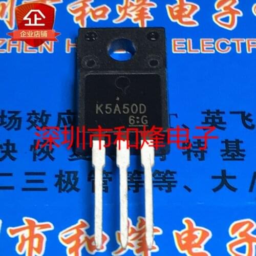 10PCS K5A50D TK5A50D TO-220F 500V 5A 100% New&original