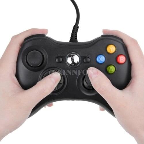 100Pcs/Lot USB Wired 360 Shaped Joypad Joystick Gamepad Controller For PC