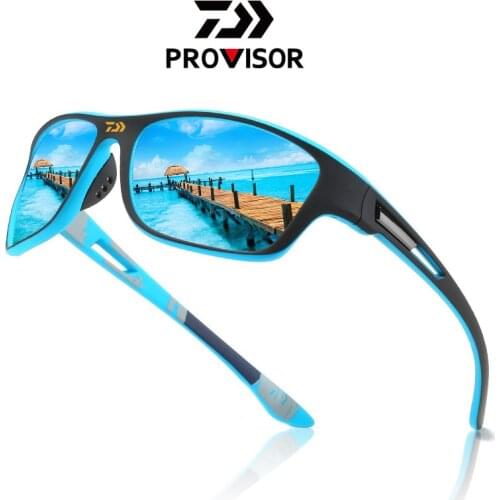 2021 Daiwa Fishing UV Protection Glasses Mens Outdoor Sports Polarized Colorful Film Series Glasses Dust Mirror Sunglasses 336