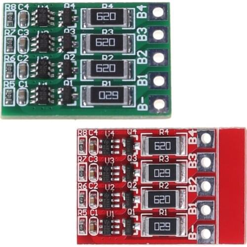4S 3.2V Battery Protection Balancer Board Balncing Full Charge Batteries Cells Practical Easy Installation Electronic Components