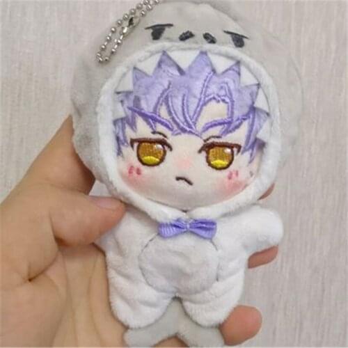 Anime Mr Love Queens Choice Shaw Ling Xiao Plush 10cm Mini Doll ToyClothes Outfits Pendant Keychain Bag Decor Game Cosplay