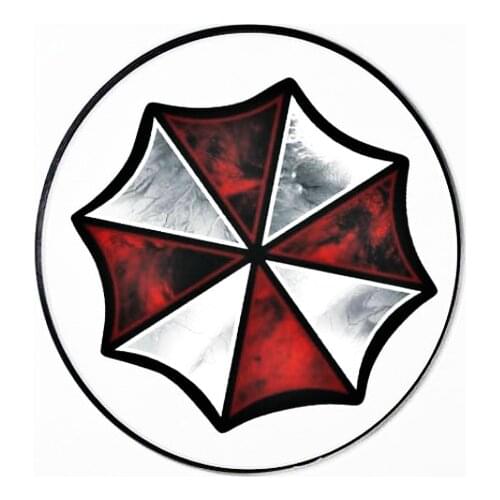 Car Accessories Umbrella Corporation Fuel Tank Cap Reflective Car Sticker Decal for Volkswagen Polo Golf Audi A3 BMW 11cm*11cm