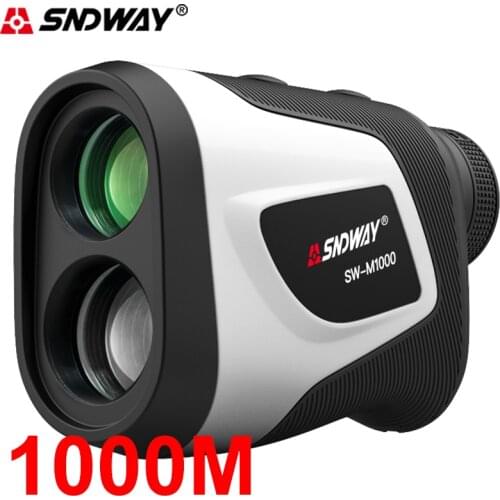 Sndway New 6X Golf Laser Rangefinder Infrared Distance Meter Range Finder for Golfing with Slope Flag-lock /vibration Meter Yard