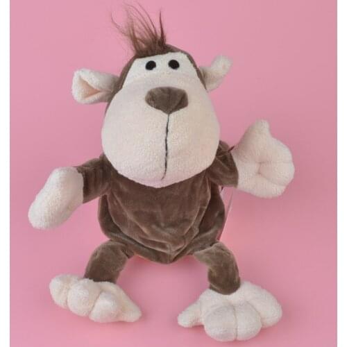 Wild Monkey hand puppet plush toy, Stuffed Baby / Kids Doll Toy Gift Free Shipping