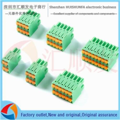 KF2EDGKNH-2*2/3/4/5/6/8P/Double row plug 3.5mm pitch pluggable terminal block